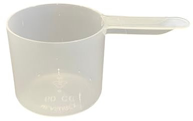 1/4 Cup (4 Tablespoon | 2 Oz. | 60 mL) Scoop for Measuring Coffee, Pet Food, Grains, Protein, Spices and Other Dry Goods (Pack of 1) Short Handle