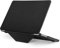 MOSISO Cover Compatibile con MacBook Pro 16 Pollici Custodia 2025 2024 2023 2022 2021 M4 M3 M2 M1 A3403 A3186 A2991 A2780 A2485,PU Pelle Rivestito Plastica Custodia Rigida con Staffa Piega,Nero