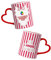 Tazza Personalizzata con Manico a Forma di Cuore – Regalo Perfetto per San Valentino, Anniversari, Compleanni e Occasioni Speciali (ROSSO)