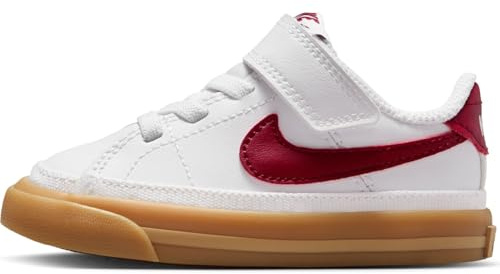NIKE Court Legacy White/Team RED-Gum Yellow 33 EU