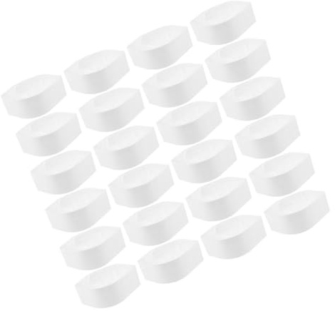 BESTOYARD 50 Piezas Gorros De Cocina Blancos Gorro De Chef De Sushi Unisex De Papel para Restaurante Cocina y Catering