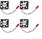 Ventilador de refrigeración de alta eficiencia de 5 V para Raspberry Pi modelos 4, 3 B+, 3 B, 2 y para Zero Protect tu CPU (4 piezas)