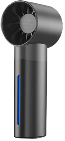 Wisylizv Ventilateur portable à main | Ventilateur personnel de brumisation portable – 5 vitesses réglables avec réservoir d'eau 35 ml pour randonnée, lecture, camping, croisière