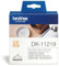 Brother DK11219 Runde Etikettenrolle weiss 1200Stk/Roll 12mm Durchmesser für QL-500 QL-550