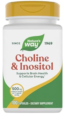 Natures Way, Choline Inosit 500mg, 100 Capsules