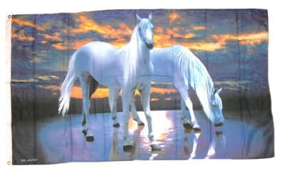 Fahne/Flagge Pferde NEU Pferdefahne 90 x 150 cm