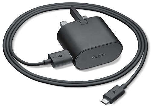 Nokia AC-60X Universal Fast Micro USB Charger 1.5 Amp, Black