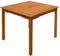 Indoba IND-70070-TI Gartentisch Montana, Esstisch aus Holz - 85 x 85 x 74 cm quadratisch mit Halterung für Sonnenschirm