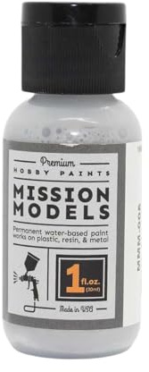 MISSION MODELS MMM-008 White Aluminum Acrylic Paint 1 oz (30 ml)