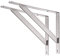 YUMORE Regalhalterung, 35,5 cm, maximale Traglast 250 kg, robuste Edelstahl-Regalstütze, Eckgelenk, rechtwinklig, 2 Stück