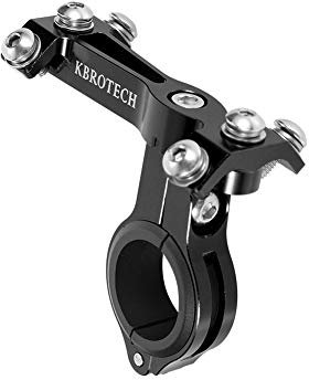 Bicycle Water Bottle Cage Holder Adapter Adjustable MTB Road Bike Handlebar Water Bottle Holder Seat Post Bottle Mount (Double Black)