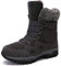 AARDIMI Warm Gefüttert Winterschuhe Damen Schneestiefel Wasserdicht Outdoor Trekking Wanderschuhe Gr. 35-42 (1739-Grau, 46 EU)