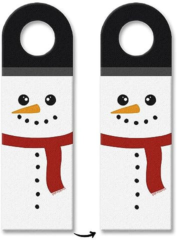 Schneemann Türhänger Weihnachten Advent Schnee Winter Kinder Kind Spielen Schal