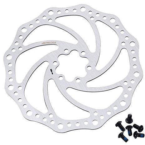 Bynccea 140mm 160mm 180mm 203mm Fahrrad Bremsscheibe mit 6 Schrauben für Mountain Rennrad MTB BMX