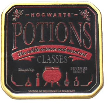 Harry Potter Pin Badge - Tränke - Harry Potter Accessoires, Zink