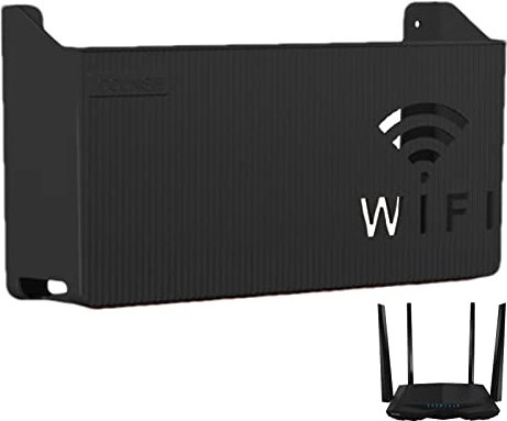WiFi Router Storage Box Router Storage Box Wall Mounted WiFi Boxes for Home Decorative Router Hider Rack Cable Organiser Box for Living Room