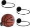 3pcs Football Holder, Wall Mount Ball Holder Football Storage, Football Stand Ball Wall Storage Display Ball Storage Metal Ball Holder Rack Display Ball Holder Football Holders for Wall