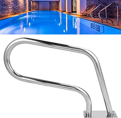 Pool-Handlauf, Schwimmbecken-Handlauf Mit Schnell zu Montierender Grundplatte, Einfach zu Montierender Haltegriff, Großer Handlauf aus Edelstahl, Der Zum Deck Zurückkehrt, Für Pools, Spas, Wasserparks