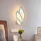 SENQIU LED Wandleuchte Innen 13W, Blumenförmige Moderne LED Wandlampe aus Acryl 1500LM 3000K Warmweißes Licht, Wandbeleuchtung Flur Wandlicht für Schlafzimmer, Wohnzimmer, Weiß