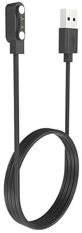 Fiorky Cargador magnético, Cargador de Reloj Inteligente magnético Protección múltiple USB Cable de Carga de 2 Pines 1M para Zeblaze Vibe 7 Pro Accesorios para Reloj Inteligente Cable USB