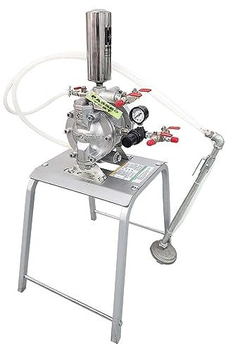 Cosmostar S0901 Air Spray Package - Air-Operated Double Diaphragm Pump with R0920 Surge Tank and X102 Air Spray Gun Compatible Pressure Pot