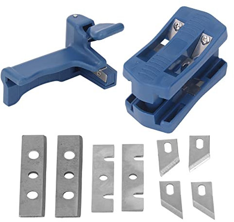 Canteadora,Canteadora de Chapa de Madera Juego de Canteadora con Cuchillas de Acero para la Fabricación de Tableros y Muebles