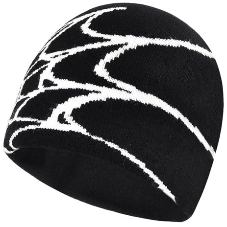 FXFOOT Unisex Strickmütze, Beanie Mütze Wintermützen Strickmütze für Kinder, Beanie Mütze Herren Damen, Winter Warme Mütze Beanie Gestrickt Strickmütze Kinder, Winter Mütze für Jungen Mädchen
