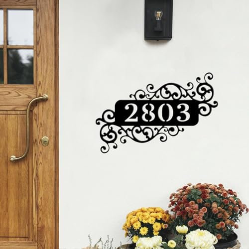 Plaque De Numéro De Rue, Plaque de numéro de maison personnalisé, Numéro de maison/rue gravé et personnalisé, Plaque De Numéro De Rue pour Appartement Hôtel Porte, Différentes tailles disponibles