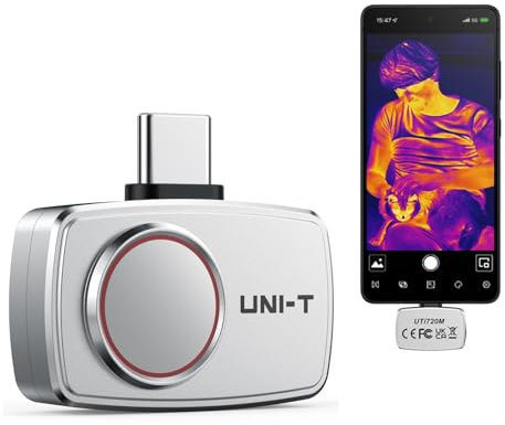 Macchina fotografica di registrazione di immagini termiche 256x192 per Smartphone Android 25Hz, termocamera di Smartphone -20℃~200℃