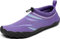 Mishansha Badeschuhe Herren Damen Wasserschuhe Atmungsaktive Schnell Trocknend Schwimmschuhe rutschfeste Leicht Barfußschuhe fur Männer Frauen, Lila Violett, 37 EU