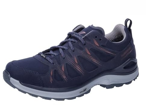 Lowa Innox EVO II GTX Ws Sportschuhe Damen Outdoorschuhe Wanderschuh Blau Wandern, Schuhgröße:EUR 42.5 | UK 8.5