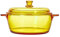 Heat Resistant Glass Noodles Bowl with Lid - Versatile 1.0L Serving Dish for Soup Snacks & Desserts - Portable Oven-Safe Casserole