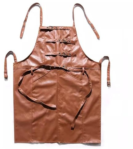 XKNANXCA Delantal Trabajo Delantal Hogar Cocina Barista Leche Tienda de té Restaurante Delantal de Trabajo para Hombres y Mujeres