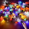 YAYZA! 15m Outdoor String Lights, Christmas LED String Light, 24 Shatterproof Bulbs 72 LED Beads/Hooks,RGBW Dimmable & Timer Patio Lights, Waterproof Hanging Outside Indoor Tree Garden Decorations