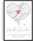 Tassenliebling® Abschiedsgeschenk Kindergarten personalisiertes Poster Erzieherin Tagesmutter Kita Geschenk - A4 (21x30cm), A3, mit oder ohne Rahmen - Danke dass du uns beim Wachsen geholfen hast
