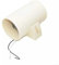 3 Inch Inline Duct Fan Ventilation, 12V Quiet Ducting Fans Inline Duct Fan Exhaust Blower 145 CFM High Flow Capacity(White)