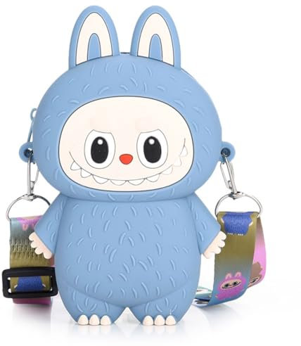 Portamonete in Silicone Simpatico Portafoglio Portamonete Portamonete Per Bambine Portafoglio Portamonete in Silicone per Bambine, Portachiavi per Cartoni Animati, Mini