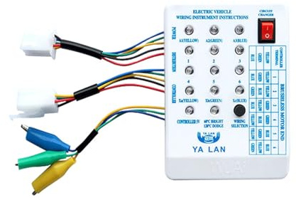 Ddujbtp Brushless Motor Tester 24V/36V/48V/60V/72V Elektroauto E-Bike Scooter Bürstenloser Motor Controller Tester