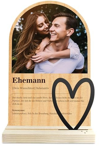 Elbeffekt Geschenke für Ehemann - Definition wie im Duden Holzbild - Geburtstagsgeschenk, Gemälde, Bester Ehemann