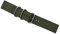 JEWEDECO 24mm Nylon Uhrenarmband Riemen 2 Armband Nahtlos Schweißen Bequem Für Uhr