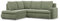 Mebligo - Ecksofa mit Schlaffunktion und 2 Bettkasten Cord - Grün 230x89x200 (BxHxT) FORESTA - Links Eckcouch, Sofas & Couches, Couch L Form, Cauchsofa, Sofa Wohnzimmer, Ecke Sofa
