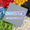HUIZDQ 500 Piece Classic Building Bricks and 1 Gray Baseplate, 2x4 Bricks Bulk Creative Building Toys, Blocks Bulk for Kids Ages 6+, 6 Colors