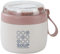 Générique Insulated Food Containers, 700ml Soup Thermo Mugs, 4.72 x 4.53 inches Built in Folding Spoon, Leak Proof Lunch Storage Tool for Travel, Picnic, Camping, Work, School