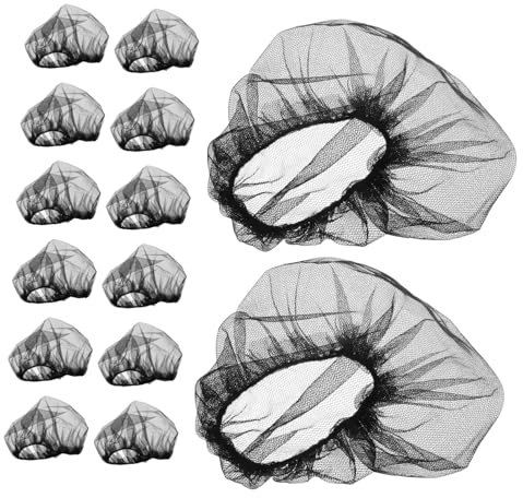 CALLARON 50pcs Hairnet Hat Elastic Wig Cap Net Soft Nylon Hair Wrap Hair Wig Net for Cooking Secure Fit Soft Breathable