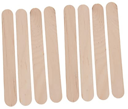 GANAZONO Holz Wachsspachtel Haarentfernung Sticks 50 Stück Wachs Applikator Zungenspatel Für Salon Und Heimgebrauch