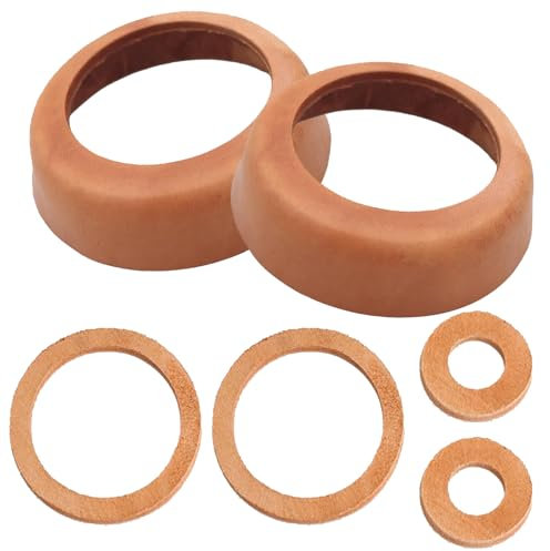2 Sets Dichtungsring Ledermanschetten Kolbenmanschetten Schwengelpumpe dichtung leder für Gartenpumpe Brunnenpumpe Wasserpumpen für Schwengelpumpe Typ 75, Braun