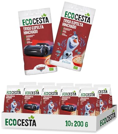 ECOCESTA - Espelta Hinchada Ecológica - Pack de 10 X de 200 g