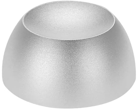 Tiardey Detacheur Magnet Sicherheitsetikettenentferner EAS-Etiketten Kleideretikettenentferner mit magnetischer Aluminiumbeschichtung Metall Silbergrau Runde Form