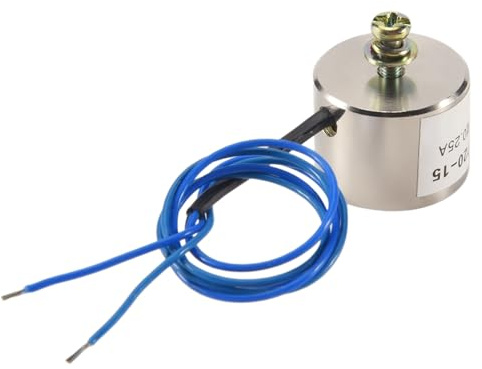 Wadakada 12V DC 2,5 kg 5.5LB 20x15mm Aimant de levage electrique