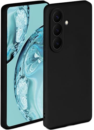 ONEFLOW Soft Case für Samsung Galaxy S26 Plus Hülle aus Silikon mit Kameraschutz, Silikonhülle mit erhöhtem Schutz fürs Display, Backcover Schutzhülle, weiche Handyhülle, Schwarz